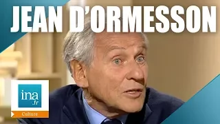 Quand Jean d'Ormesson parlait de sa propre mort à Bernard Pivot | Archive INA