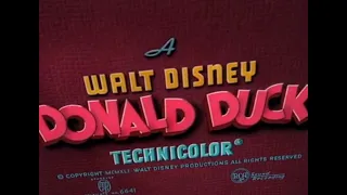 Donald Duck Buena Vista Title (Set 2) (First Version)