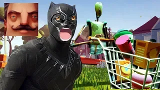Hello Neighbor - Mannequin pick up the trolley Black Panther Act 3 Gameplay Walkthrough