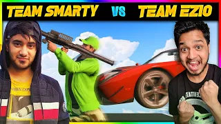 FUNNIEST GTA 5 RPG VS Flying Cars! HIMLANDS FIGHT ft. @YesSmartyPie @DREAMBOYYT