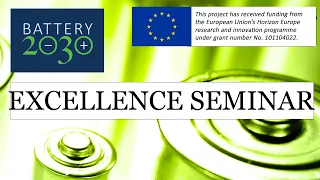 Battery 2030+ Excellence Seminar, Perspectives in battery recycling, guest speakers