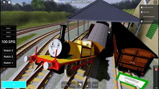 The Super Thomas Railway Accdient Happen- ROBLOX