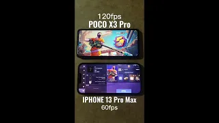 Iphone 13 Pro Max vs Poco x3 Pro STANDOFF 2 TEST - A15 BIONIC vs Snapdragon 860 STANDOFF 2 #shorts