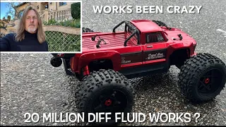 Arrma Outcast 4S V2.5 20 million Center differential fluid will it solve my issue ? Real stunt truck