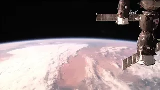 Soyuz MS-07 docking to the ISS