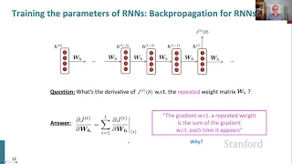 Stanford CS224N NLP with Deep Learning | Winter 2021 | Lecture 6 - Simple and LSTM RNNs