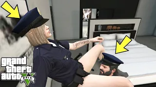 Michael Stole Franklin's Police Girlfriend In GTA 5 Story Mode! (Secret Mission)