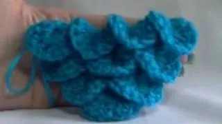 Crocodile Stitch Shawl Crochet Tutorial - How to start