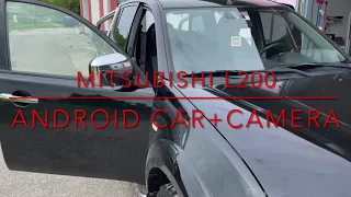Mitsubishi L200 removal radio  Android system whit GPS and camera