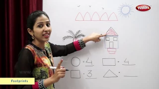 Count and Write the Shapes | Maths For Class 2 | Maths Basics For CBSE Children