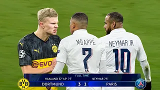 Kylian Mbappé and Neymar Jr will never forget Erling Haaland's performance in this match