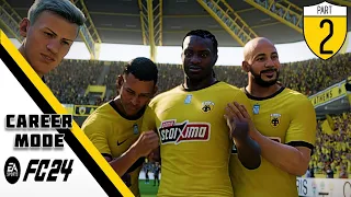 Πρώτο ΕΛΛΗΝΙΚΟ ΝΤΕΡΜΠΙ με ΠΑΟΚ! : EA FC 24 AEK Athens Career Mode (greek) #2