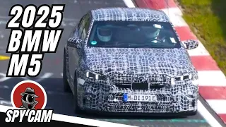 SPY VIDEO: 2025 BMW M5 G90 HYBRID TESTING ON THE #Nurburgring