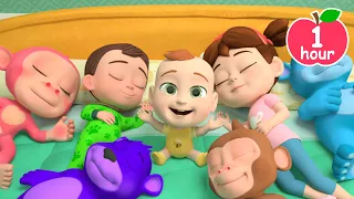 [1 HOUR] Ten In The Bed Song - Newborn Baby Songs - Nursery Rhymes & Kids Songs