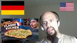 American Reacts TO German And French Flammkuchen Is the New Pizza