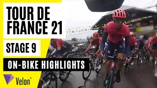 Tour de France 2021: Stage 9 On-Bike Highlights