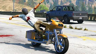 GTA 5 Crazy & Deadly Motorcycle Crashes - GTA V Ragdolls Compilation (Euphoria physics) Episode 01