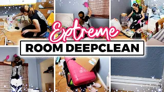 EXTREME ROOM DEEPCLEAN & ORGANIZATION PART 1| CLEANING MOTIVATION/ CLEAN WITH ME 2022