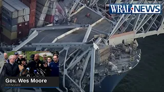 Maryland Governor: Cargo ship lost power and issued mayday before hitting Baltimore's bridge