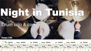 #nightintunisia #artblakey A Night In Tunisia / Art Blakey drum solo transcription / Tutorial