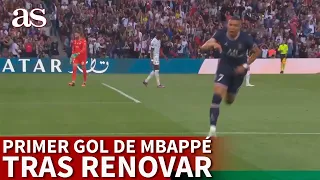 PSG | Primer GOL de MBAPPÉ tras RENOVAR y el gesto en la celebración irritará más al REAL MADRID |AS