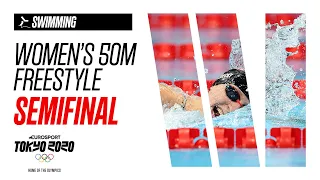 Women's 50m Freestyle - SWIMMING | Semi-final Highlights | Olympic Games - Tokyo 2020