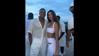 Kylian Mbappe at Michael Rubin annual Independence Day weekend white party at his Hamptons estate 😎