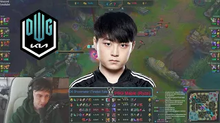 Caedrel Reacts To Showmaker Getting One Shot By EUW Kha' Zix!!