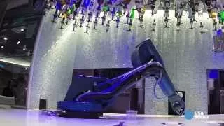 Quantum of the Seas' Bionic Bar mixes your drink in about a minute