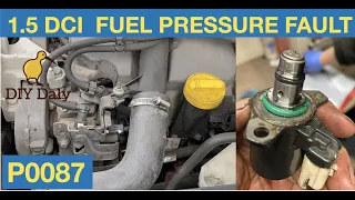 Nissan Juke 1.5 Dci P0087 Fuel pressure fault code *FIXED*