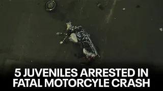 5 juveniles arrested after fatal motorcycle crash in Philly