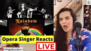 Opera Singer Reacts to Rainbow - Stargazer & Black Sabbath - Heaven and Hell | FIRST TIME LIVE! 🤘