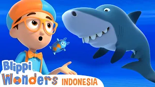 Gigi Hiu 🦈 | Blippi Wonders Indonesia | Kartun Petualangan Anak