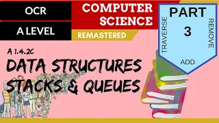 94. OCR A Level (H046-H446) SLR14 - 1.4 Data structures part 3 - Stacks & queues (operations)