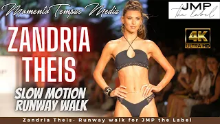 Sizzling  4K Slow Motion Runway Walk - Zandria Theis - JMP the Label - Miami Swimweek 2022