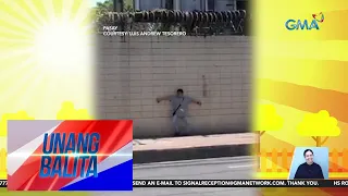 Lalaking umiiwas sa init, sa ilalim ng pader kumakapit | UB