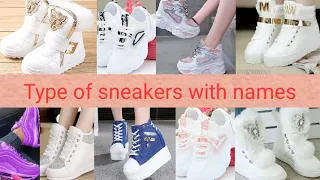 Types of sneakers with  names ||THE TRENDY GIRLS.#fashion #sneakers #shoesfashion