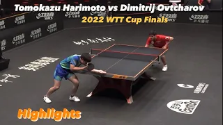 Tomokazu Harimoto 張本智和 vs Dimitrij Ovtcharov | 2022 WTT Cup Finals (Ms-SF) [New Angle] HD Highlights
