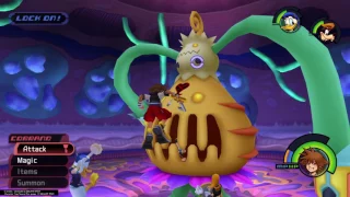 KINGDOM HEARTS - HD 1.5 - Monstro Parasite Cage Boss