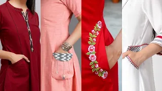 Latest #Pocket #Kurta||#Pocket #Kurti #Designs 2020||#Pocket Style Frock||Pocket Style Shirt Designs