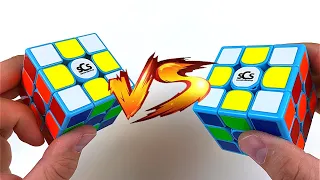 Battle of the Blue Rubik's Cubes!