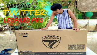 ||UNBOXING TWITTER LEOPARD PRO|| my first ever bike🥰||by Yanmar perez