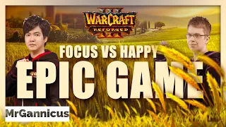 Happy [UD] VS FoCuS [ORC] | REMATCH | 1v1 | Undead vs Orc | Gameplay | Warcraft III Reforged |