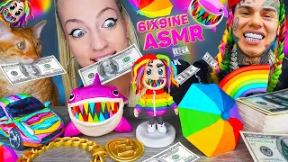 ASMR EATING EDIBLE 6IX9INE, RAINBOW FOODS, EDIBLE MONEY 케이크를 먹는 (EDIBLE CAR, SHARK, CAKE) MUKBANG 먹방