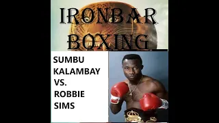 Sumbu Kalambay vs. Robbie Sims.World MWC.1988.06.12