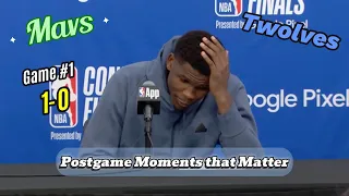 Postgame Moments that Matter - Game 1 - Minnesota Timberwolves vs. Dallas Mavericks