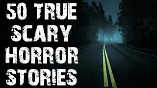 50 TRUE Terrifying Road Trip & On The Road Horror Stories | Mega Compilation | (Scary Stories)