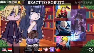 🍔 Naruto the last react to boruto||Naruto,hinata, Sasuke,sakura||🦊/🌸/🛐/🍅||sorry if it's bad||🇮🇩/🇺🇲||
