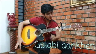 Gulabi Aankhen guitar cover fingerstyle || Jeet Katariya || (arr. Mihika Sansare)
