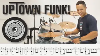 Mark Ronson - Uptown Funk ft. Bruno Mars | DRUM COVER COM PARTITURA DE BATERIA - PARTITURADEMUSICA